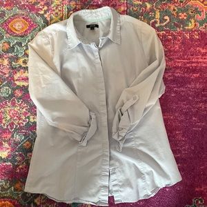 Apt 9 Women’s Button Up Shirt Light Blue Size M